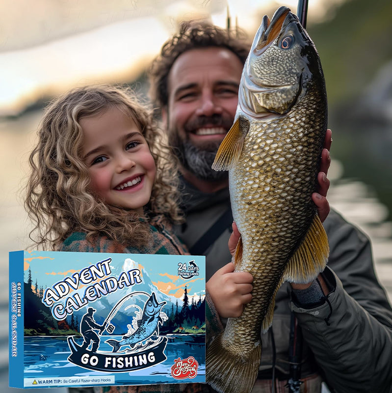 【Up To 60% Off】24 Days Christmas Countdown Fish Tackle Set