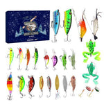 【Up To 60% Off】24 Days Christmas Countdown Fish Tackle Set